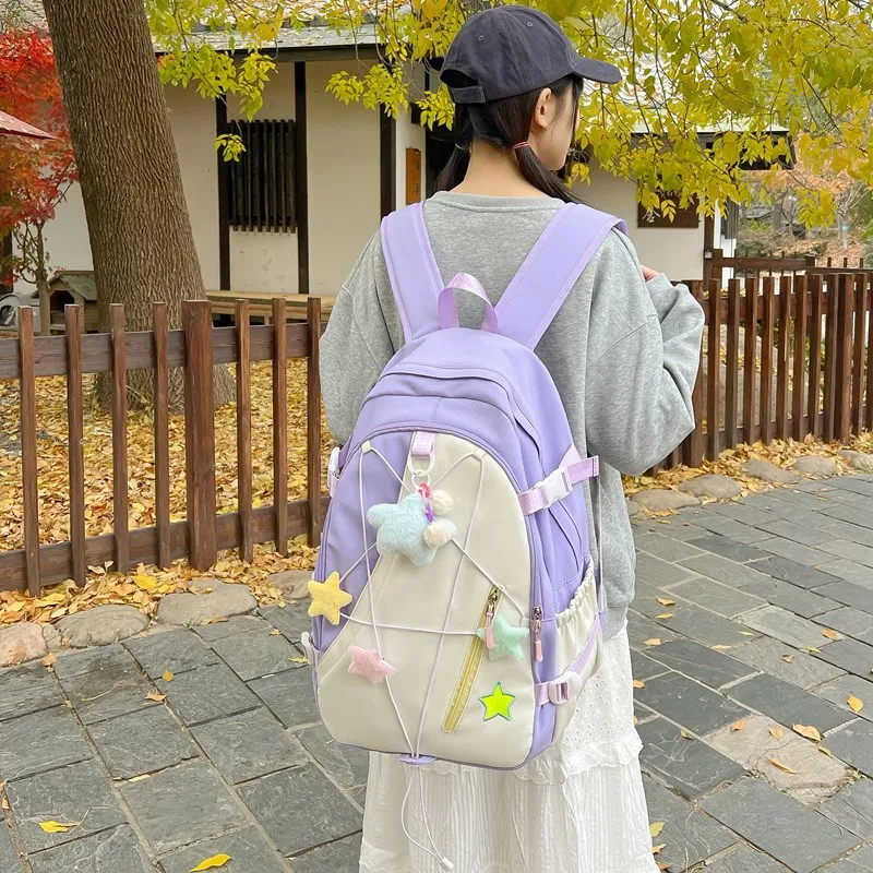 S.REPHEN Composite Cloth Backpack Unisex Multicolor-1
