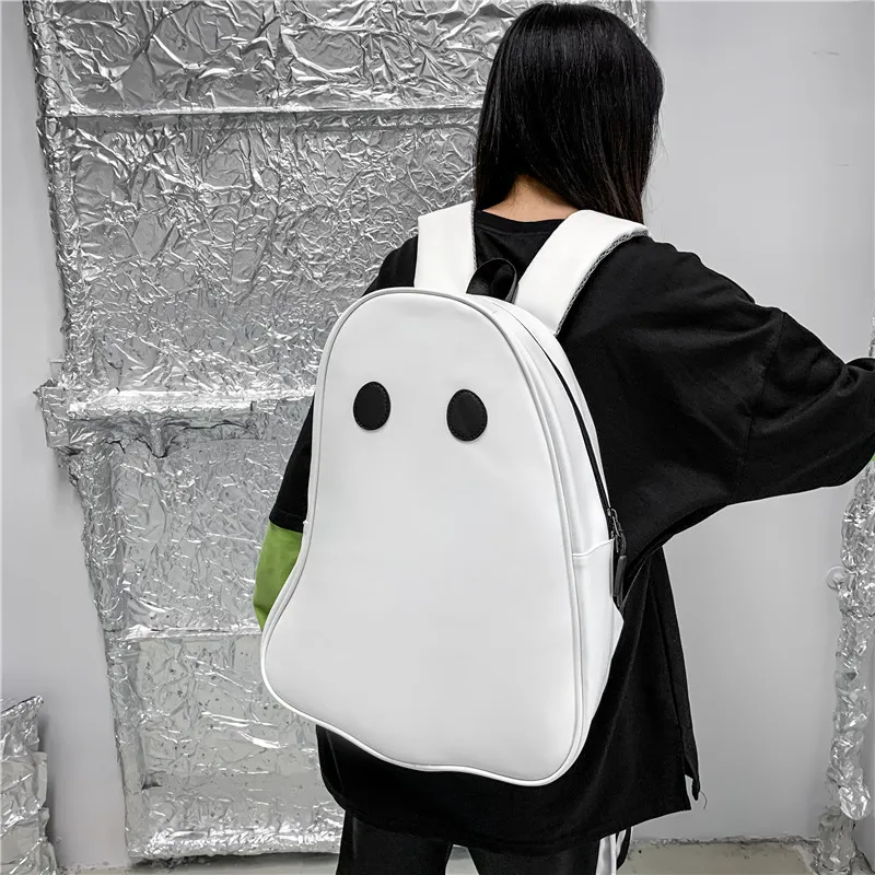 S.REPHEN PU Backpack Regular Unisex White-2