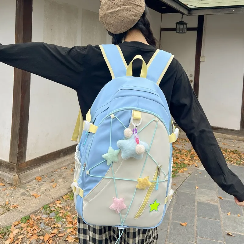 S.REPHEN Composite Cloth Backpack Unisex Multicolor-5