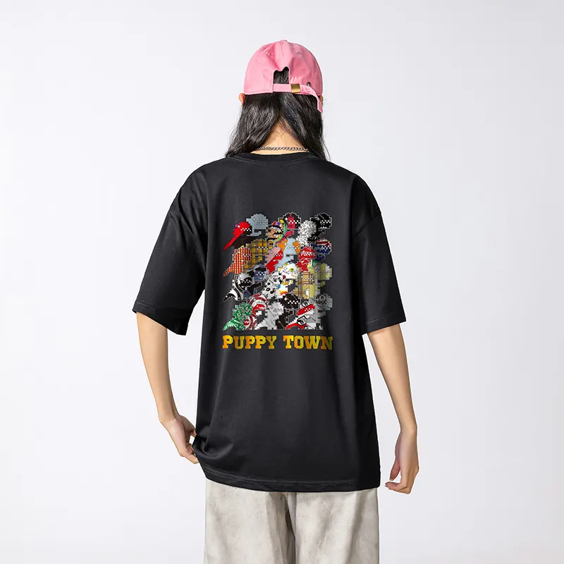 Puppytown T Shirts Unisex-2