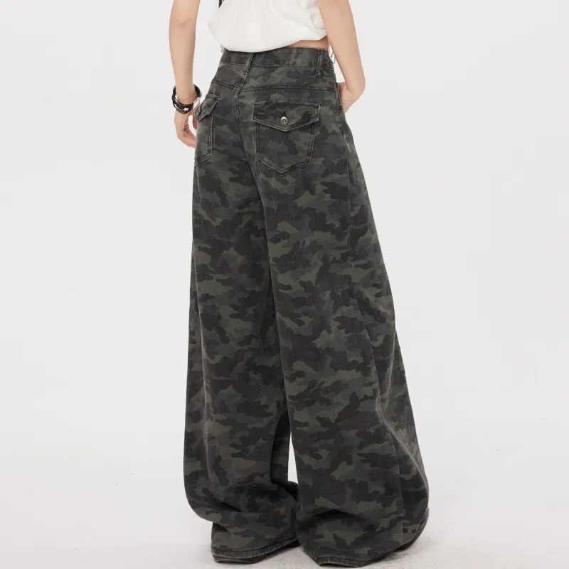 Puppytown Jeans Unisex Camouflage Gray-3