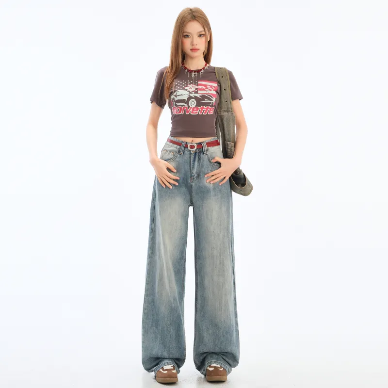 Puppytown Jeans Unisex Washed Blue-1