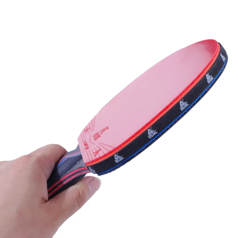 PEAK Ping Pong Paddles Unisex All Wood Red/Black-1