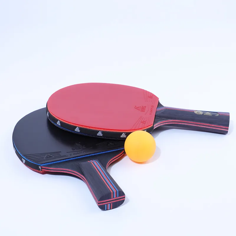 PEAK Ping Pong Paddles Unisex All Wood Red/Black-6