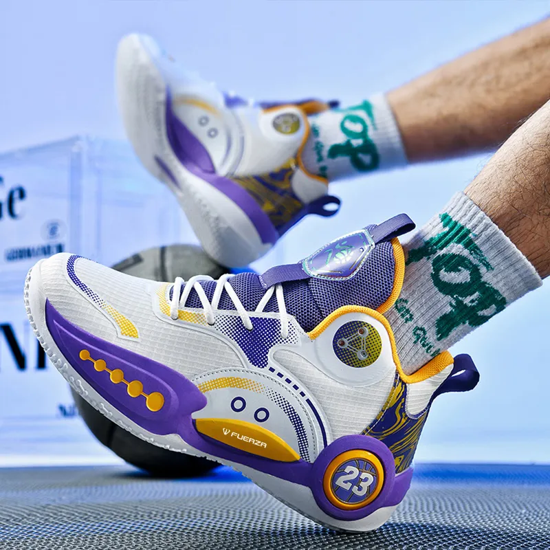 FUERZA Low Top Basketball Shoes Unisex-9