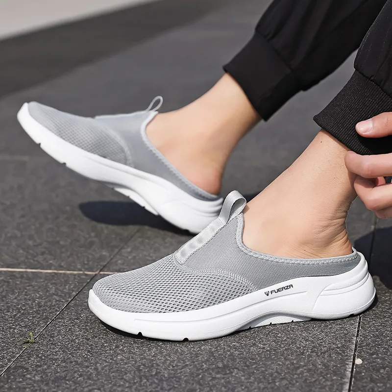FUERZA Slip Resistant, Abrasion Resistant, Breathable, Quick Dry, Lightweight Low Top Casual Shoes Men's-7