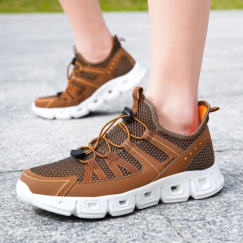 FUERZA Cushioning, Slip Resistant, Abrasion Resistant, Quick Dry, Lightweight Low Top Casual Shoes Men's-10