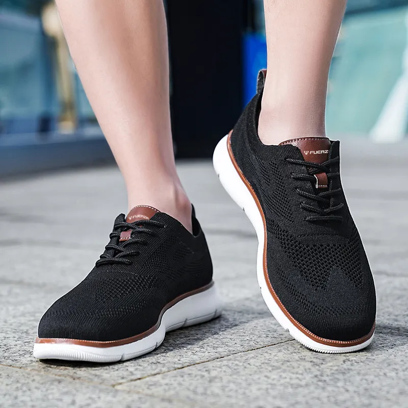 FUERZA Slip Resistant, Abrasion Resistant, Breathable, Quick Dry, Lightweight Low Top Casual Shoes Men's-8