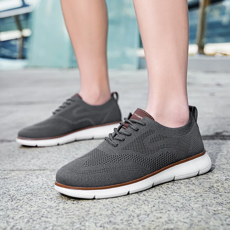 FUERZA Slip Resistant, Abrasion Resistant, Breathable, Quick Dry, Lightweight Low Top Casual Shoes Men's-11