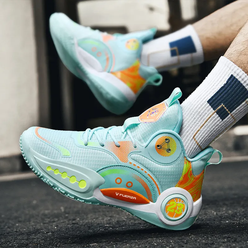 FUERZA Low Top Basketball Shoes Unisex-13