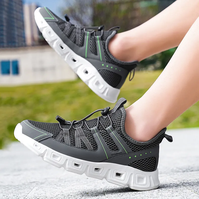 FUERZA Cushioning, Slip Resistant, Abrasion Resistant, Quick Dry, Lightweight Low Top Casual Shoes Men's-7