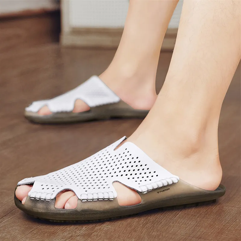 FUERZA Closed Toe Slippers Men-6