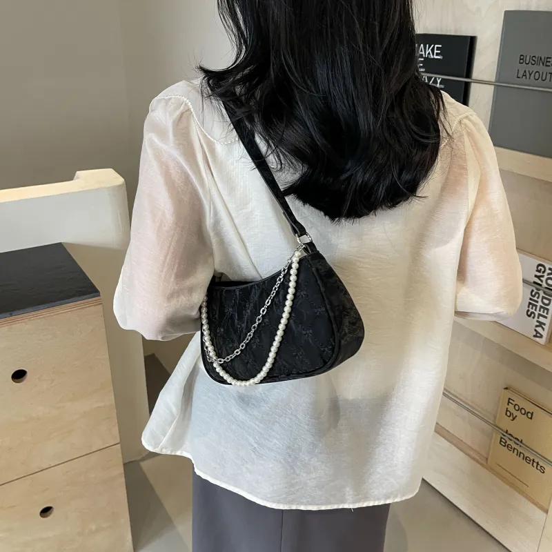 FCTOSSR PU Shoulder Bag Women's White/Silver/Black/Pink-13