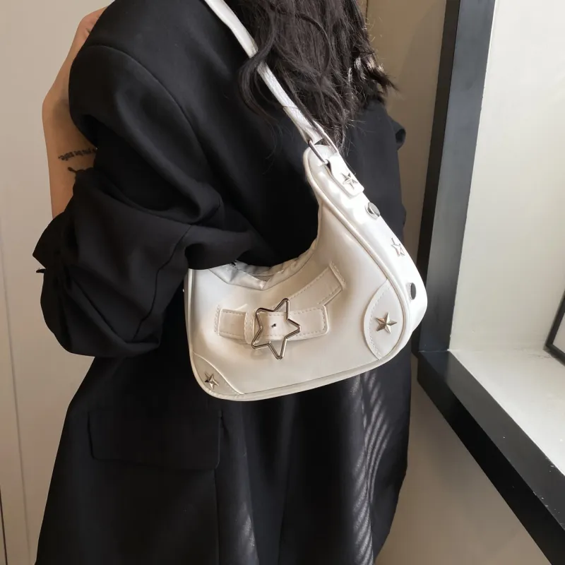 FCTOSSR PU Crossbody Bag Regular Women's Black/White/Red-4