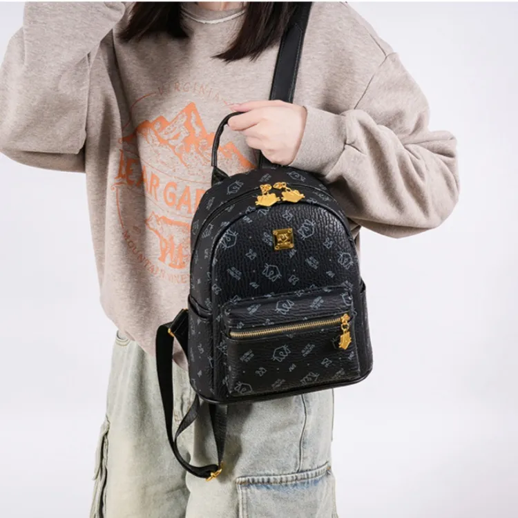 FCTOSSR PU Backpack Regular Women's Beige/Pink/Brown/Black-17