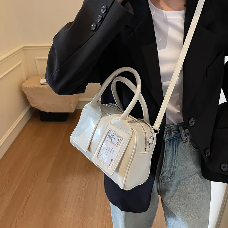FCTOSSR PU Handbag Regular Women's White/Black/Pink/Blue-1