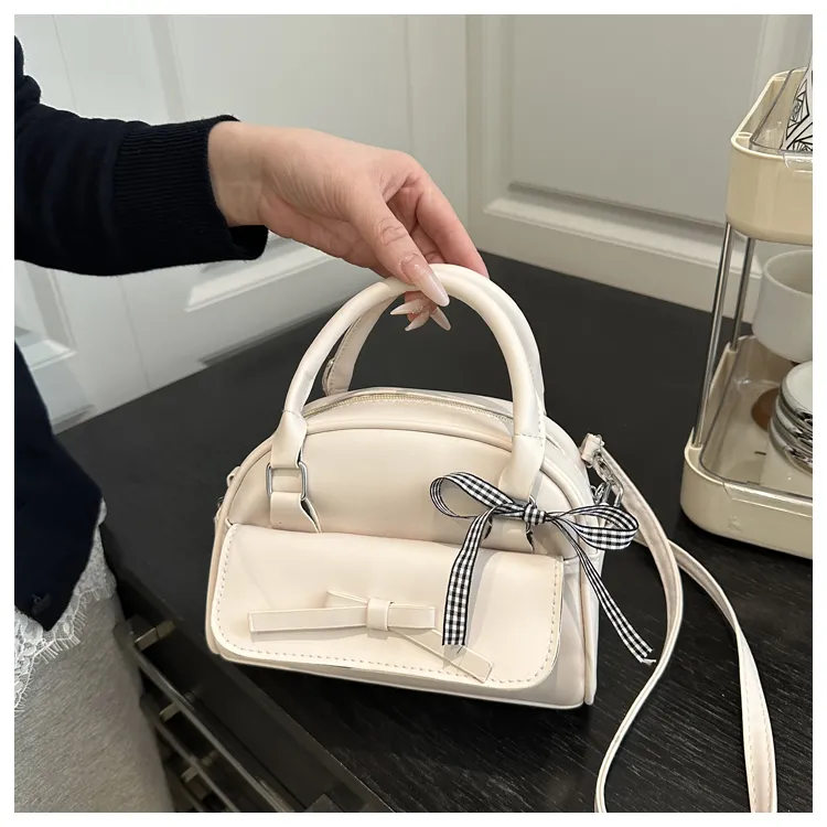 FCTOSSR PU Handbag Women's White/Pink/Blue/Black-2
