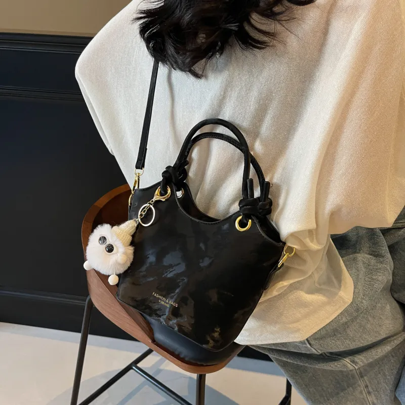 FCTOSSR PU Handbag Women's Silver/Black/Coffee/Beige/Pink-7