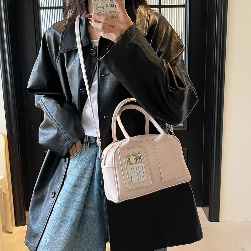 FCTOSSR PU Handbag Regular Women's White/Black/Pink/Blue-18