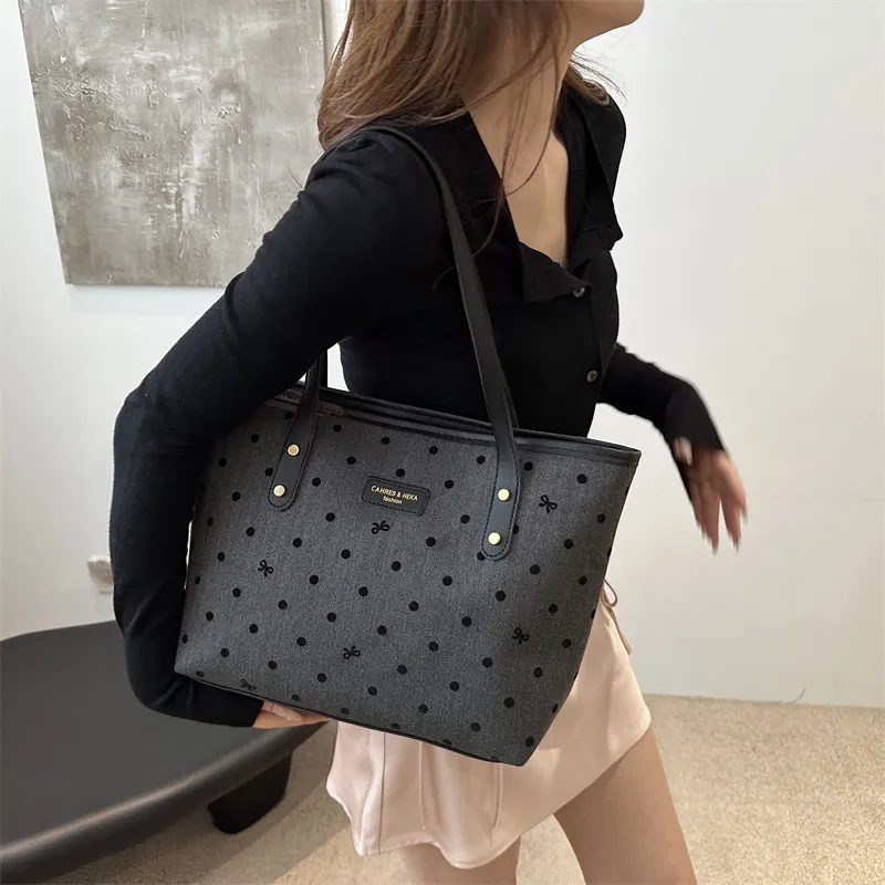 FCTOSSR PC Shoulder Bag Regular Women's Heart/Red Polka Dots/Bowknot/Five Pointed Star-14