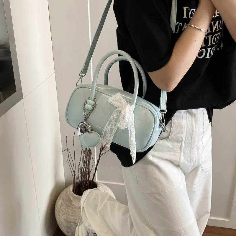 FCTOSSR PU Shoulder Bag, Crossbody Bag, Handbag Regular Women's White/Silver/Black/Blue/Pink-21