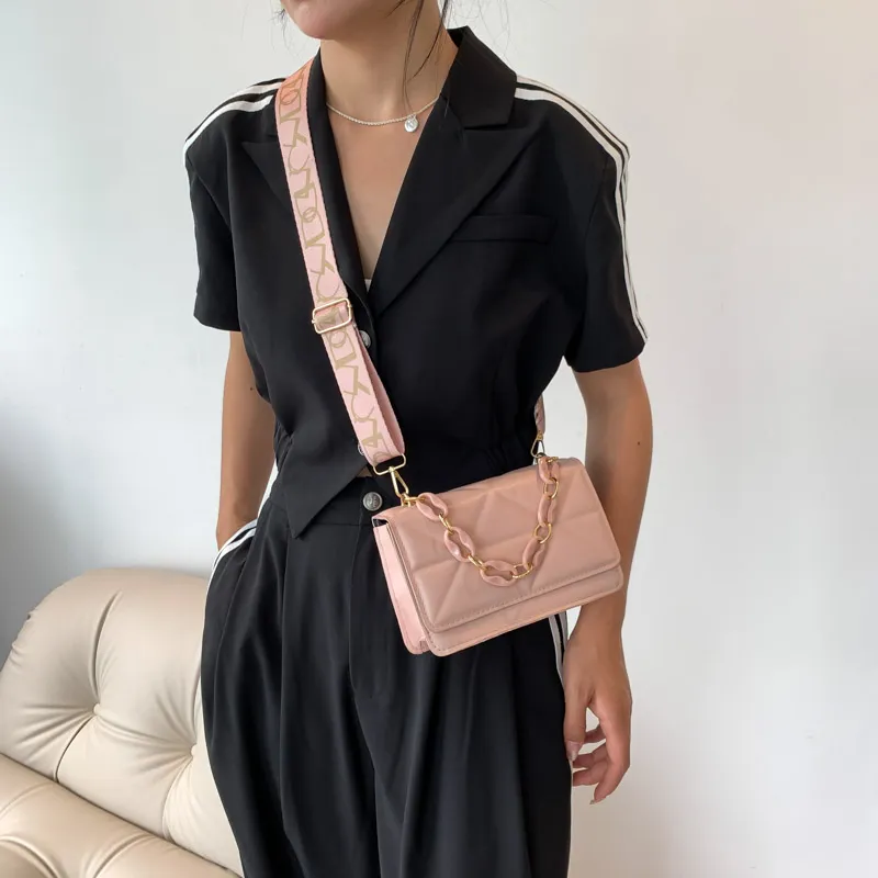 FCTOSSR PU One Shoulder Handbag Crossbody Bag Women's Black/White/Pink/Brown/Green/Fuchsia-17