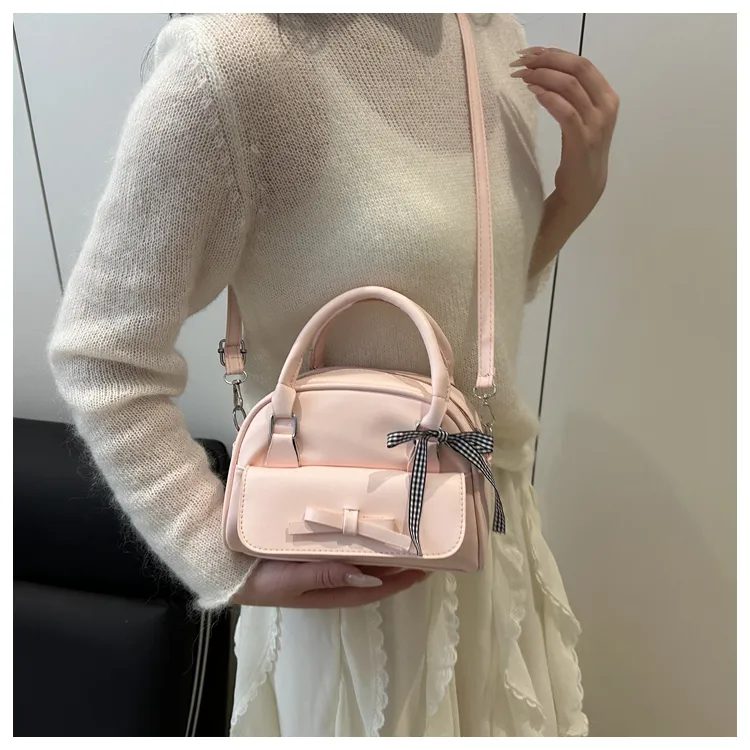 FCTOSSR PU Handbag Women's White/Pink/Blue/Black-9
