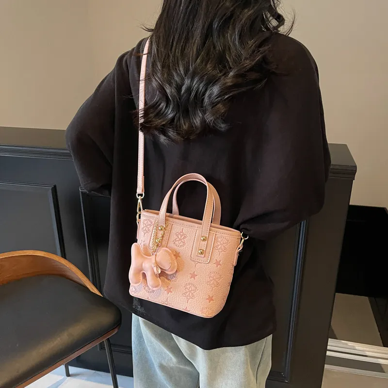 FCTOSSR PU Handbag Regular Women's Khaki/White/Black/Pink-18