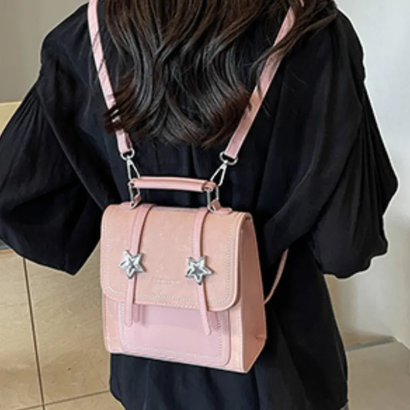 FCTOSSR PU Backpack Women's White/Silver/Black/Blue/Pink-3