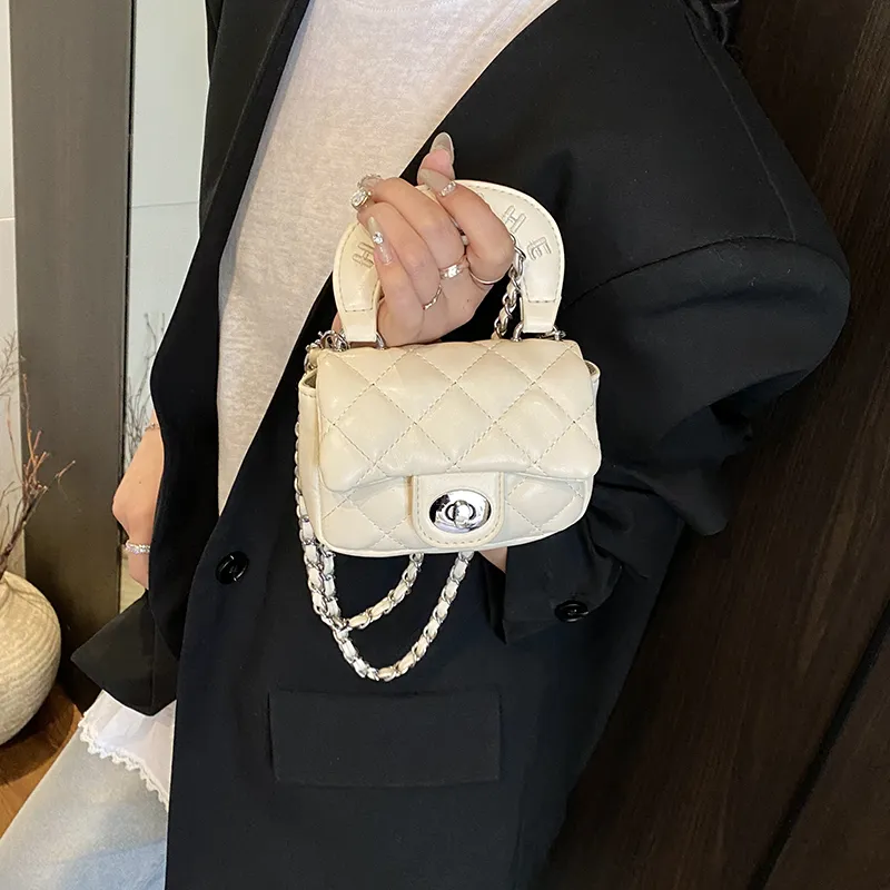 FCTOSSR PU One Shoulder Handbag Women's White/Beige/Black/Pink/Silver-2