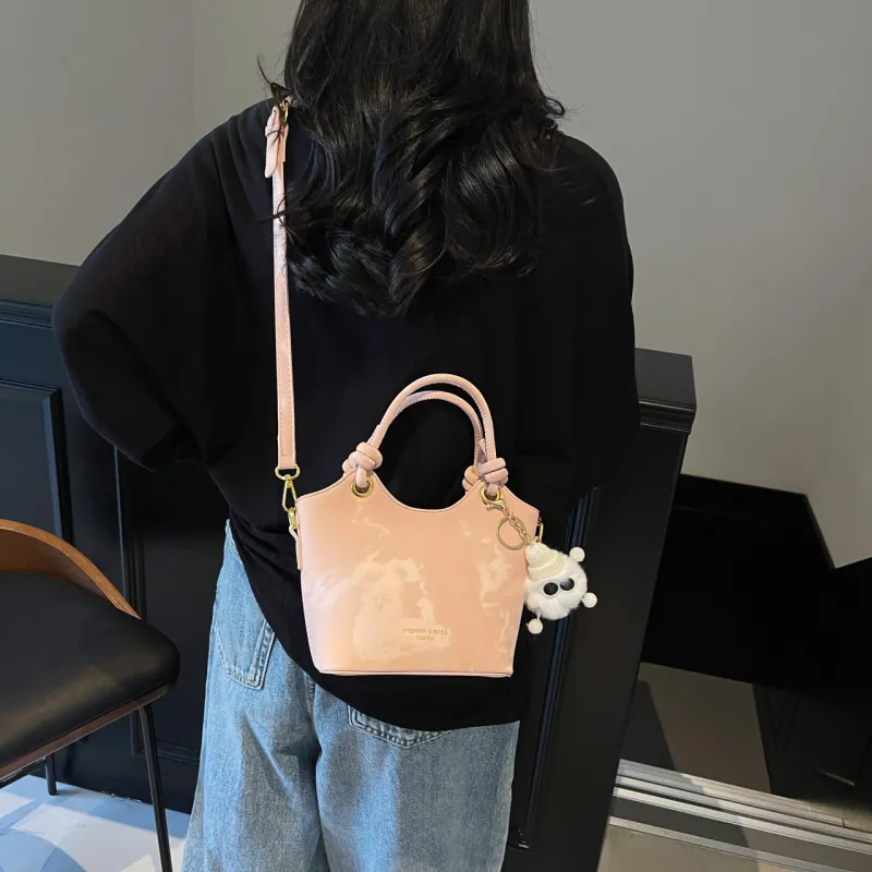 FCTOSSR PU Handbag Women's Silver/Black/Coffee/Beige/Pink-18