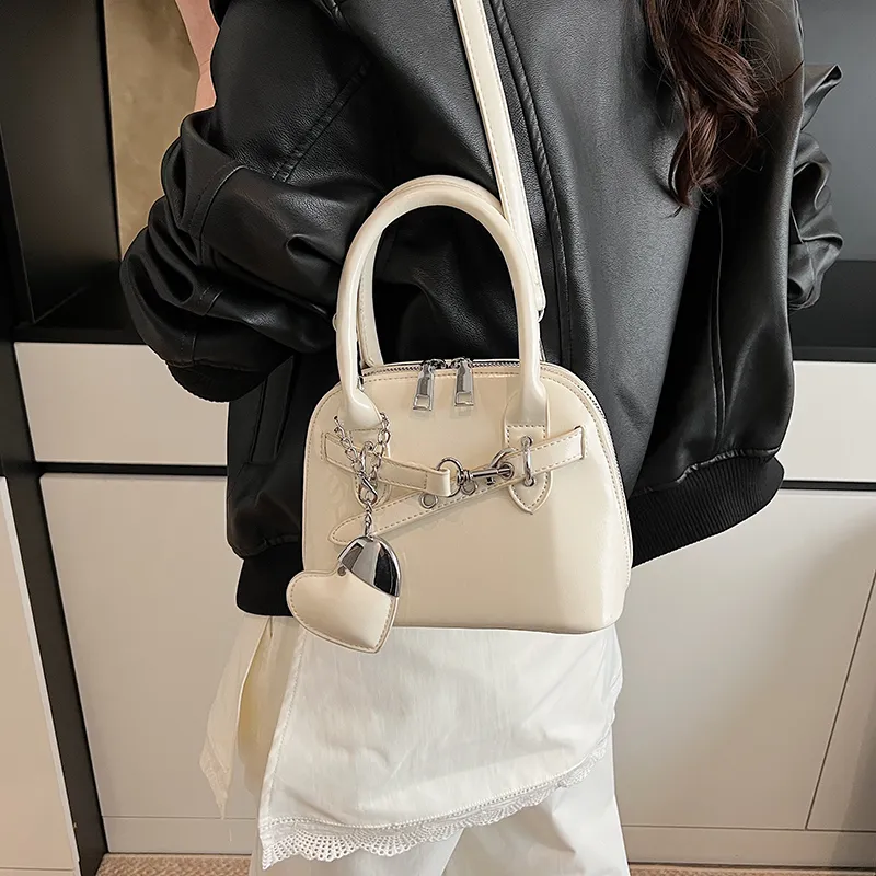 FCTOSSR PU Crossbody One Shoulder Handbag Women's White/Black/Yellow/Blue/Pink-1