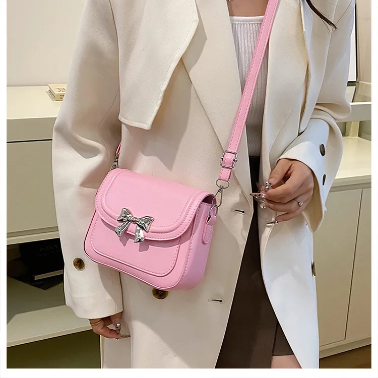 FCTOSSR PU Shoulder Bag, Crossbody Bag Regular Women's White/Silver/Black/Pink-13