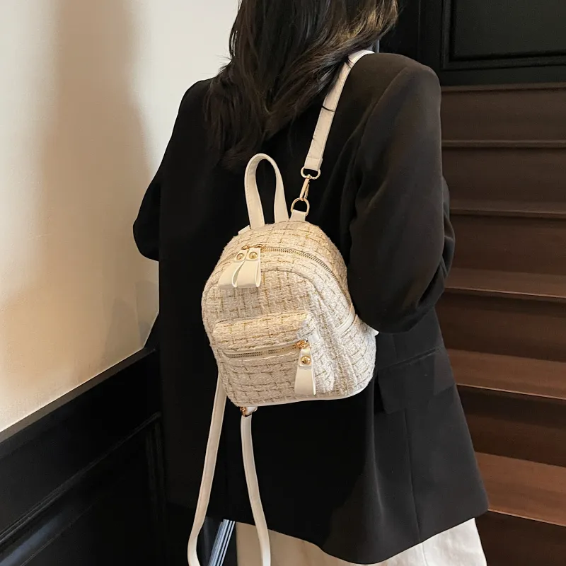 FCTOSSR Fabric Backpack Women's White/Black-5