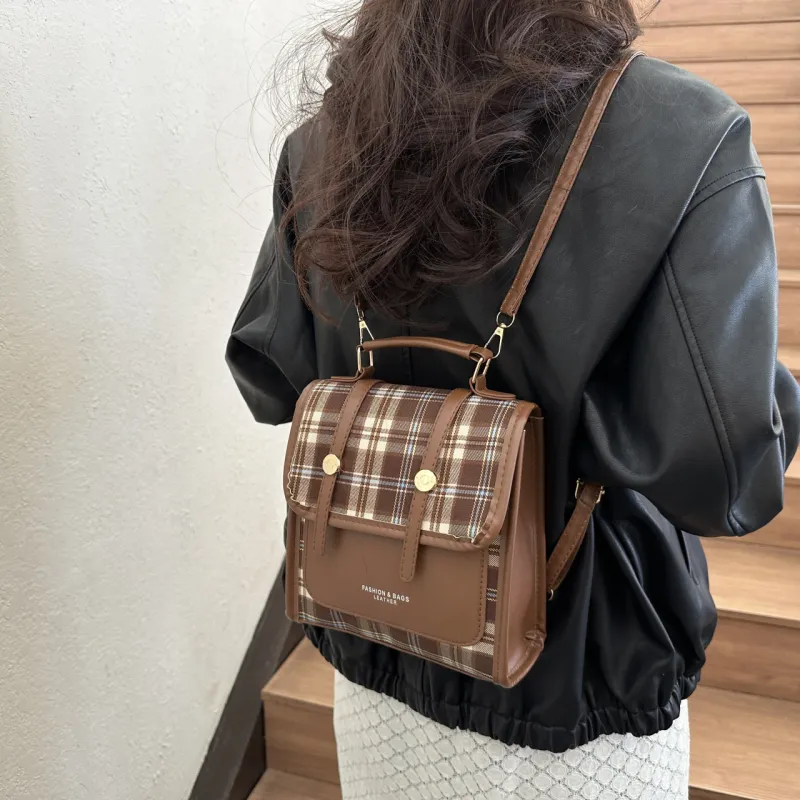 FCTOSSR PU Backpack Women's Black/Coffee-7