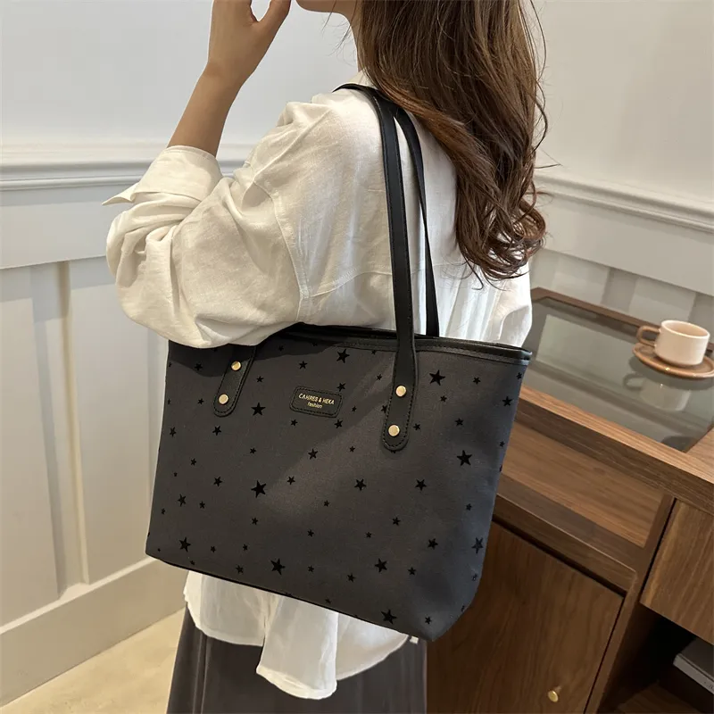 FCTOSSR PC Shoulder Bag Regular Women's Heart/Red Polka Dots/Bowknot/Five Pointed Star-18