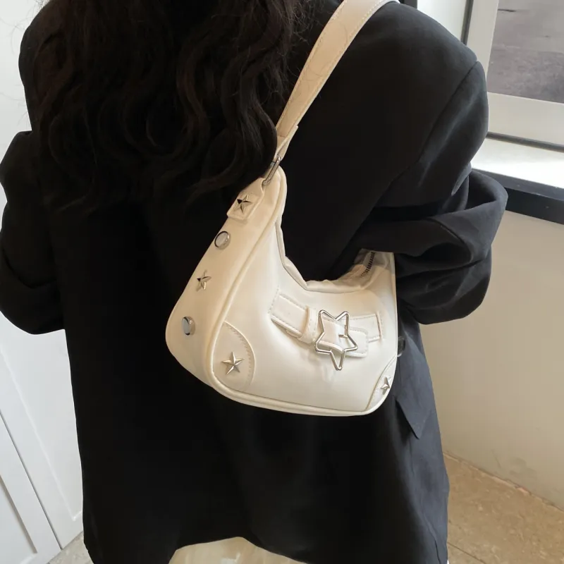FCTOSSR PU Crossbody Bag Regular Women's Black/White/Red-9