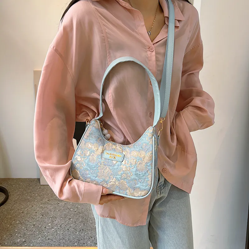 FCTOSSR PU Dumpling Bag Shoulder Bag Regular Women's Blue, Purple, Pink-17