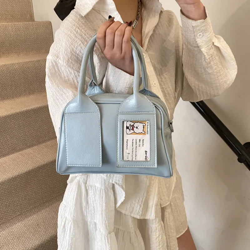 FCTOSSR PU Handbag Regular Women's White/Black/Pink/Blue-14