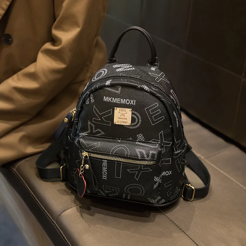 FCTOSSR PU Backpack Women's White/Black/Yellow/Brown-9