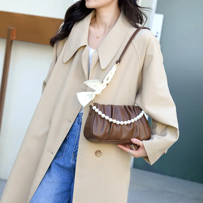 FCTOSSR PU One Shoulder Handbag, Crossbody Bag Regular Women's White//Ecru/Black/Yellow/Green/Coffee/Brown/Rose Red-31