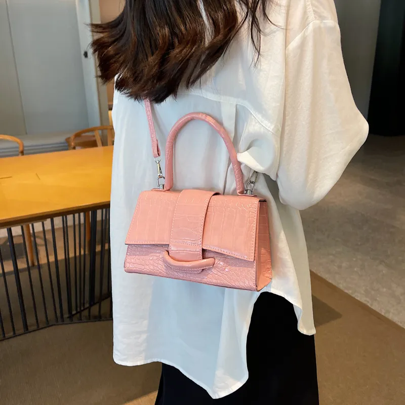 FCTOSSR PU Handbag Women's Black/Pink/Silver/White-6
