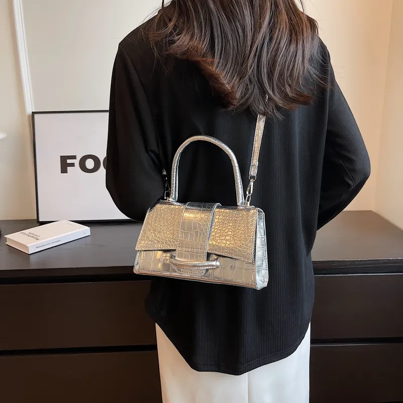 FCTOSSR PU Handbag Women's Black/Pink/Silver/White-10
