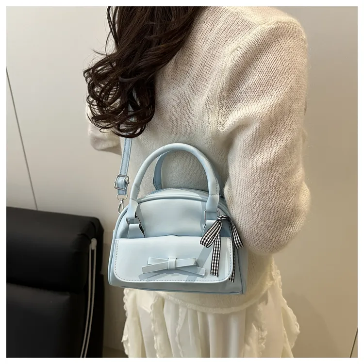 FCTOSSR PU Handbag Women's White/Pink/Blue/Black-13