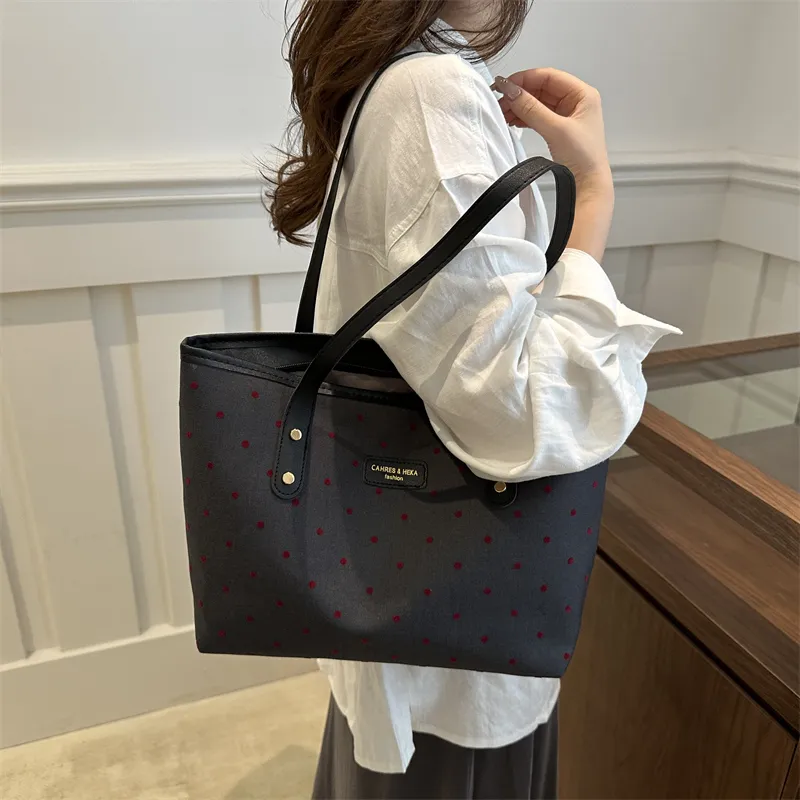 FCTOSSR PC Shoulder Bag Regular Women's Heart/Red Polka Dots/Bowknot/Five Pointed Star-7