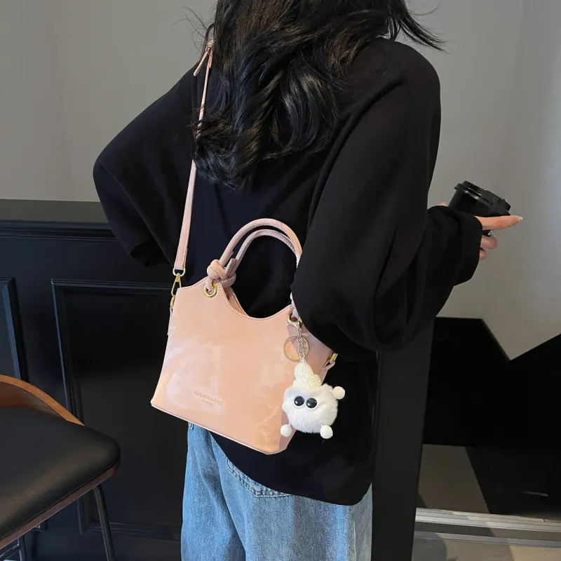 FCTOSSR PU Handbag Women's Silver/Black/Coffee/Beige/Pink-17