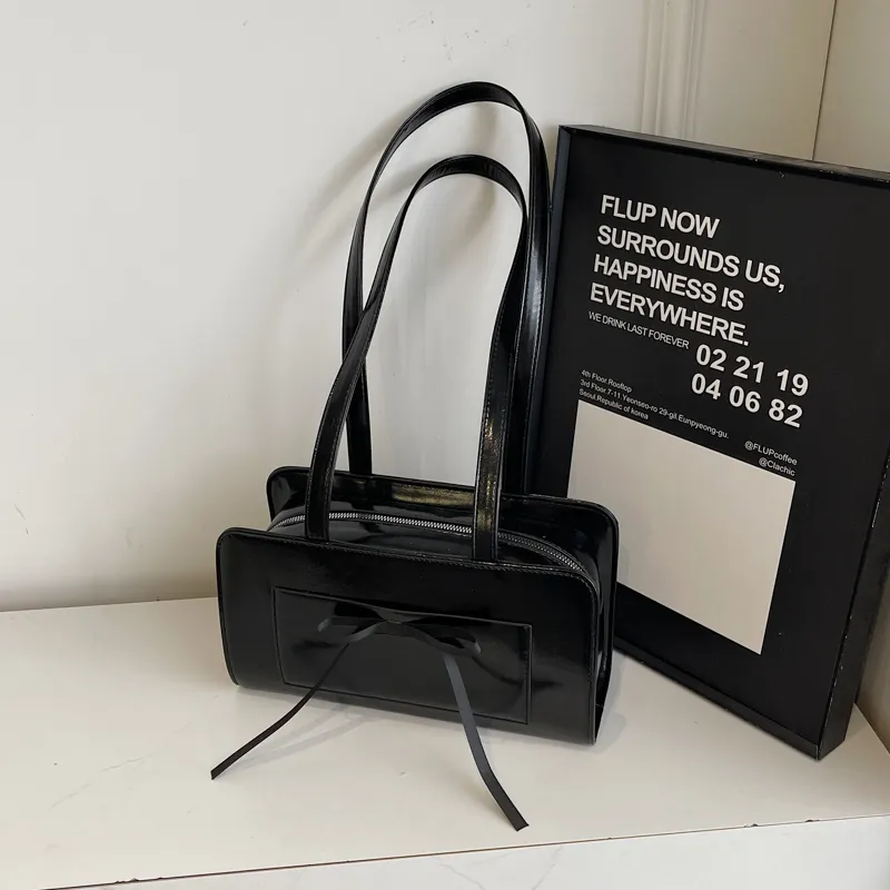 FCTOSSR PU Underarm Shoulder Bag Women's White/Black/Yellow/Blue/Pink-25