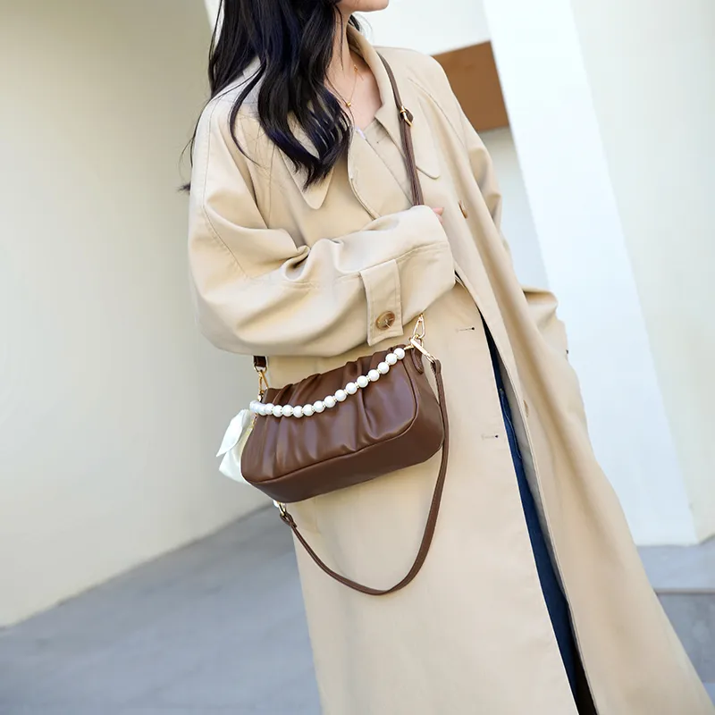 FCTOSSR PU One Shoulder Handbag, Crossbody Bag Regular Women's White//Ecru/Black/Yellow/Green/Coffee/Brown/Rose Red-30
