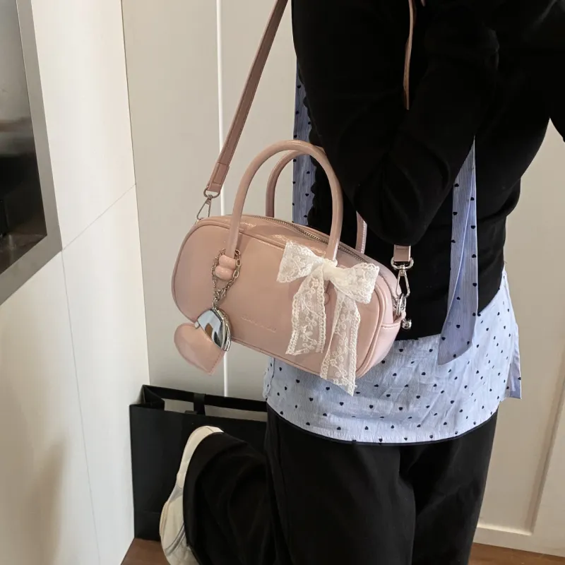 FCTOSSR PU Shoulder Bag, Crossbody Bag, Handbag Regular Women's White/Silver/Black/Blue/Pink-27