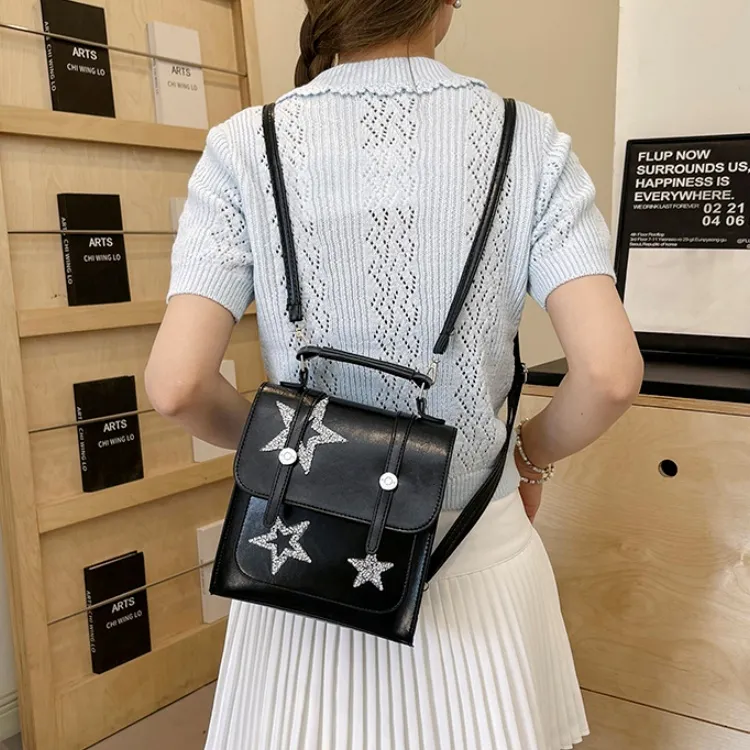 FCTOSSR PU Backpack Women's Ecru/Silver/Black-6